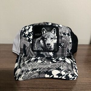 Goorin Bros The Farm Animal Trucker Houndstooth WOLF “LOBO” Limited Friday Drop